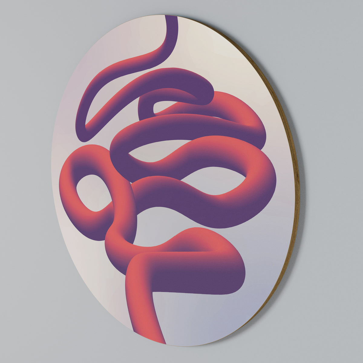 INFINITY WIRE Arte de pared redondo