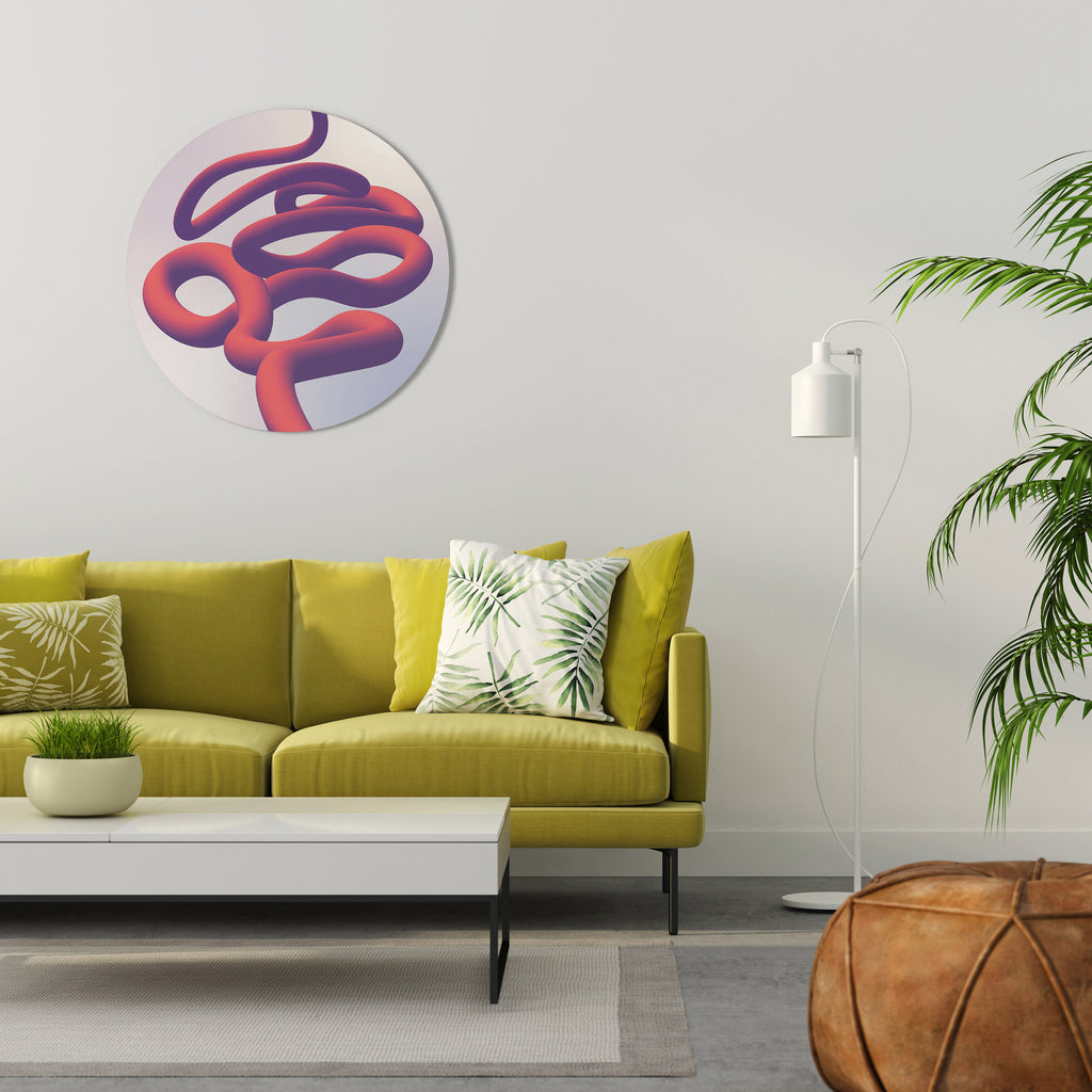 INFINITY WIRE Round Wall Art