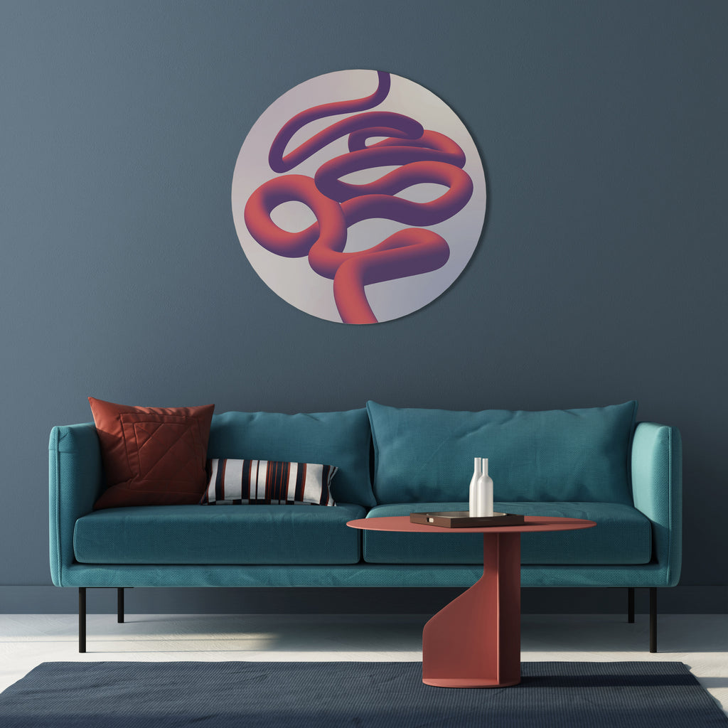 INFINITY WIRE Round Wall Art