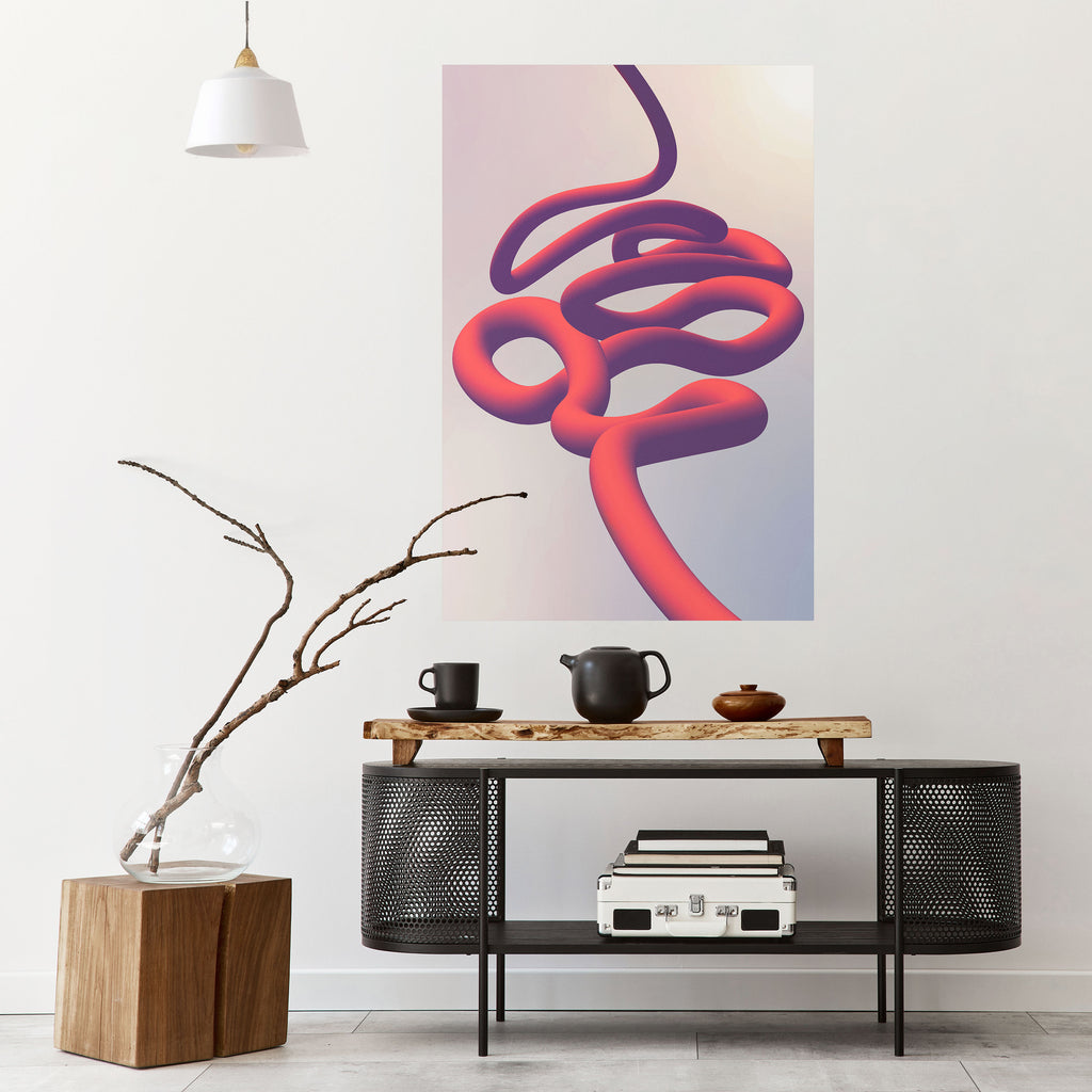 INFINITY WIRE Peel and Stick Vertical Poster