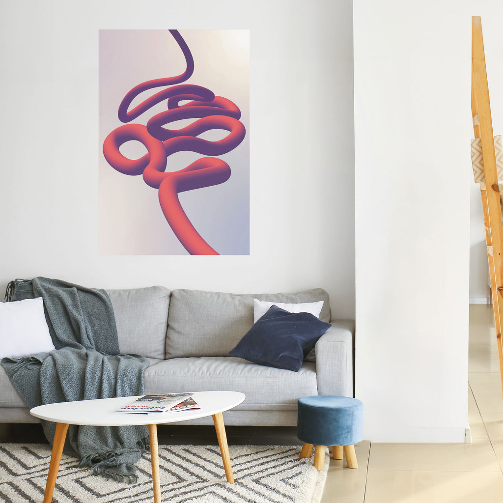 INFINITY WIRE Peel and Stick Vertical Poster