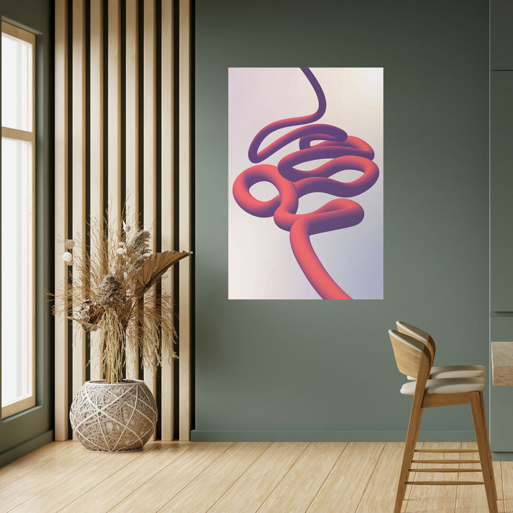INFINITY WIRE Peel and Stick Vertical Poster