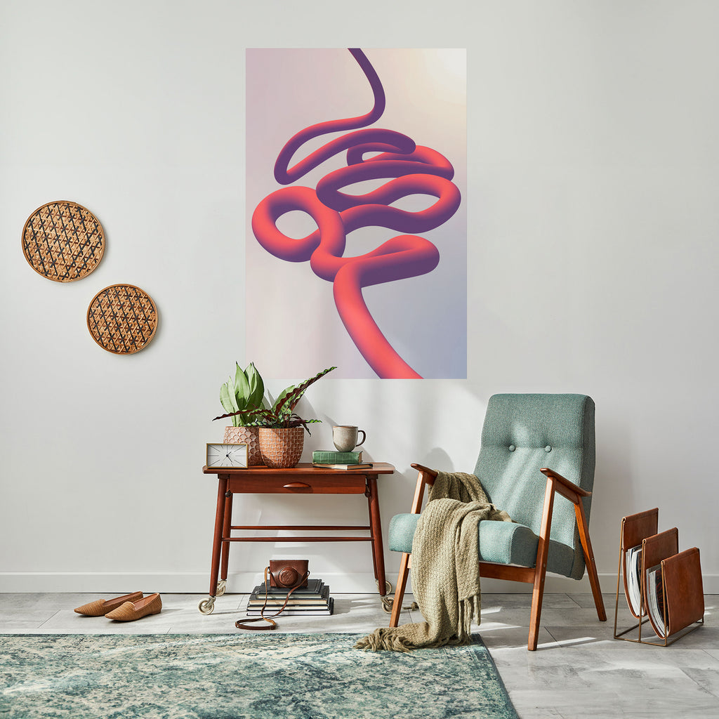 INFINITY WIRE Peel and Stick Vertical Poster