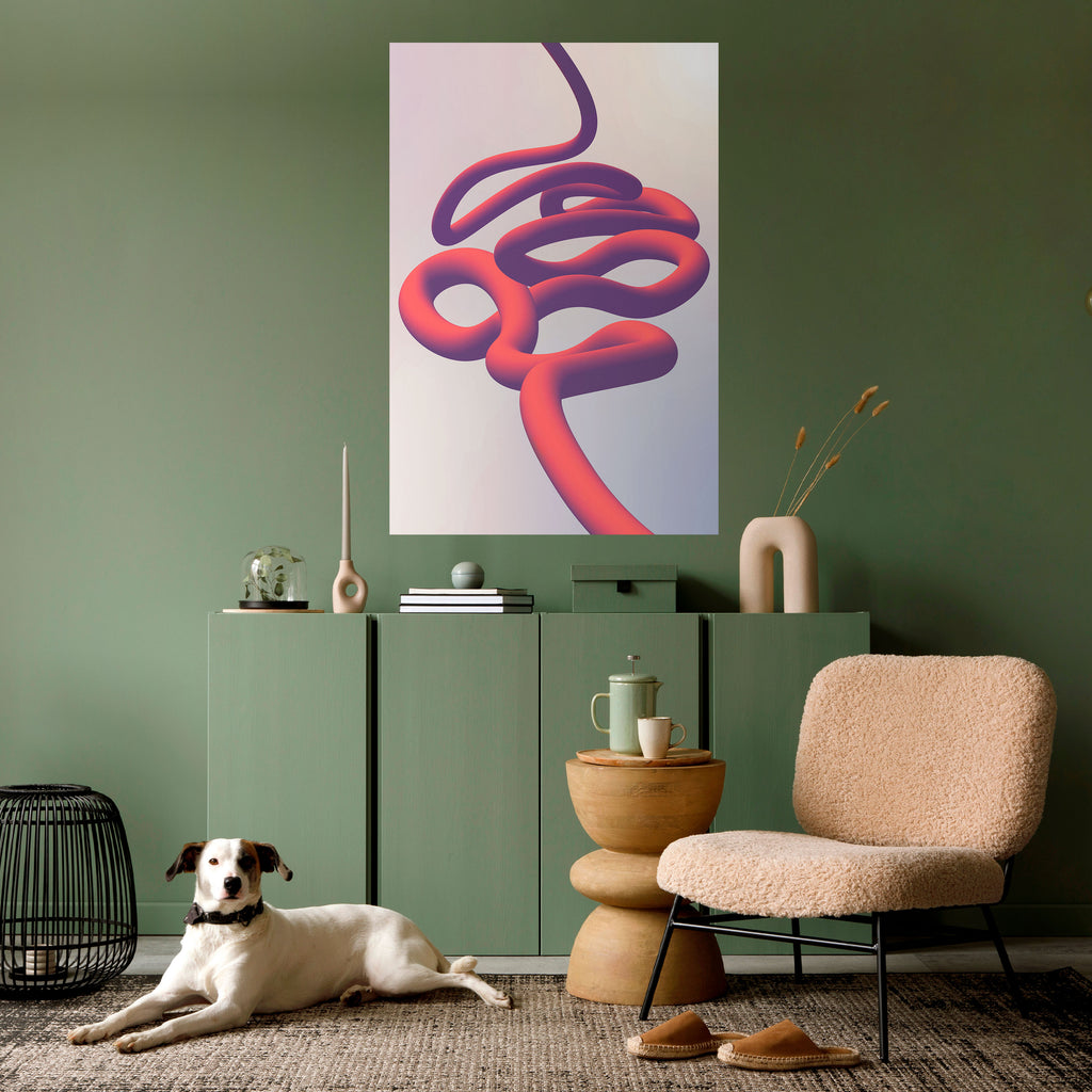 INFINITY WIRE Peel and Stick Vertical Poster