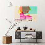 ROMAN SPARKLE Póster Horizontal Adhesivo