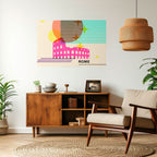 ROMAN SPARKLE Póster Horizontal Adhesivo