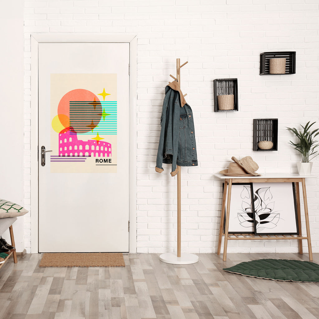 ROMAN SPARKLE Peel and Stick Vertical Poster