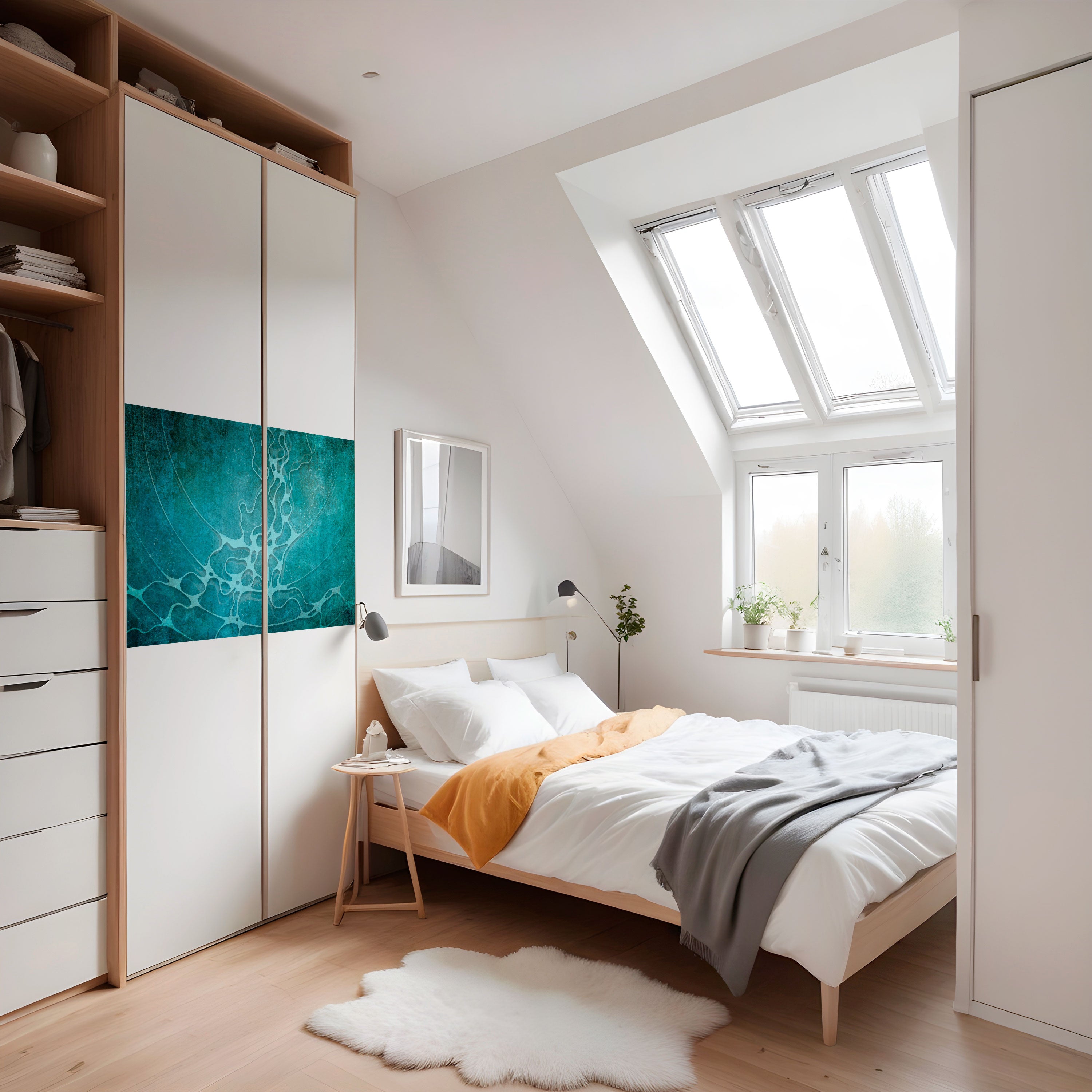 Póster horizontal autoadhesivo de matriz esotérica