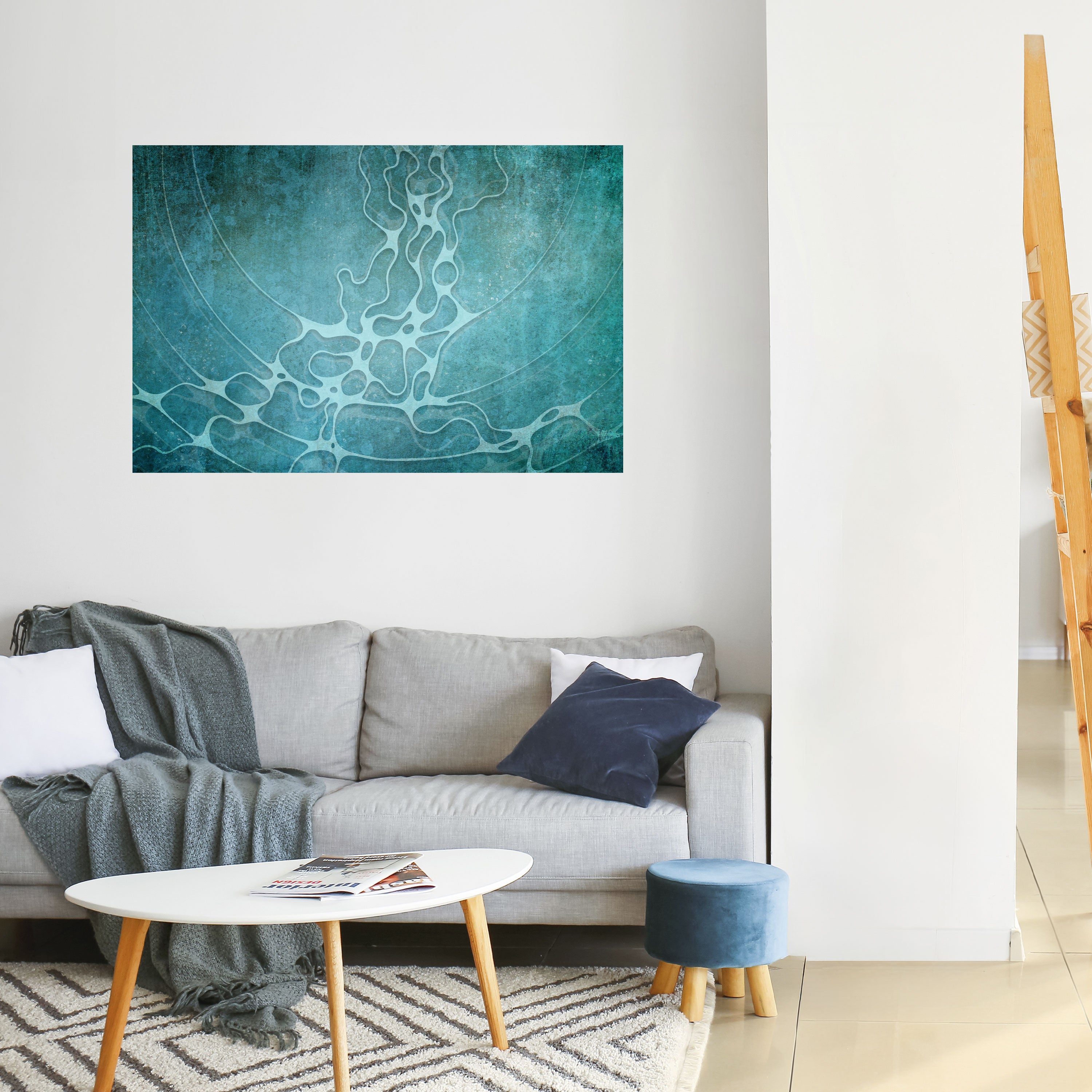 Póster horizontal autoadhesivo de matriz esotérica