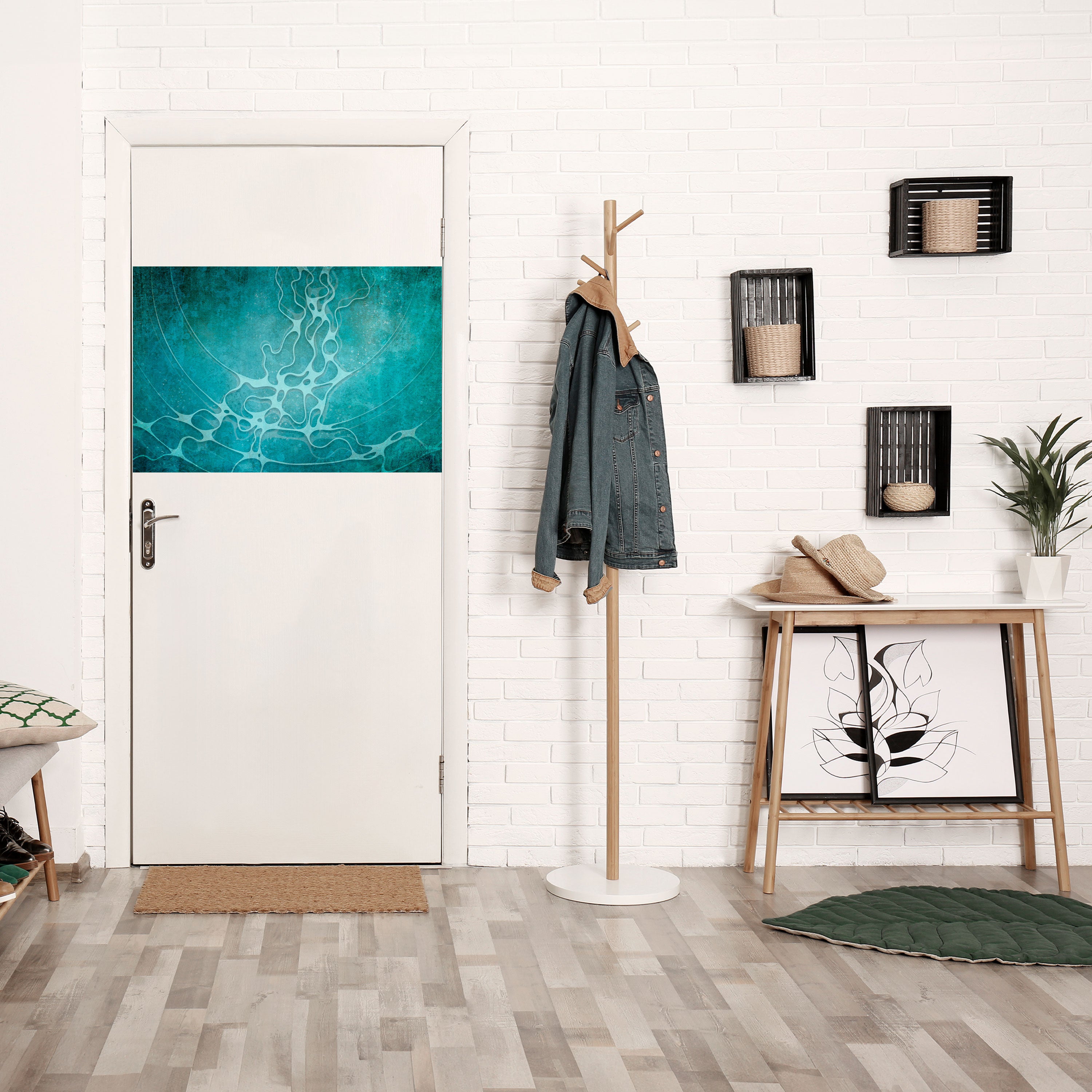 Póster horizontal autoadhesivo de matriz esotérica