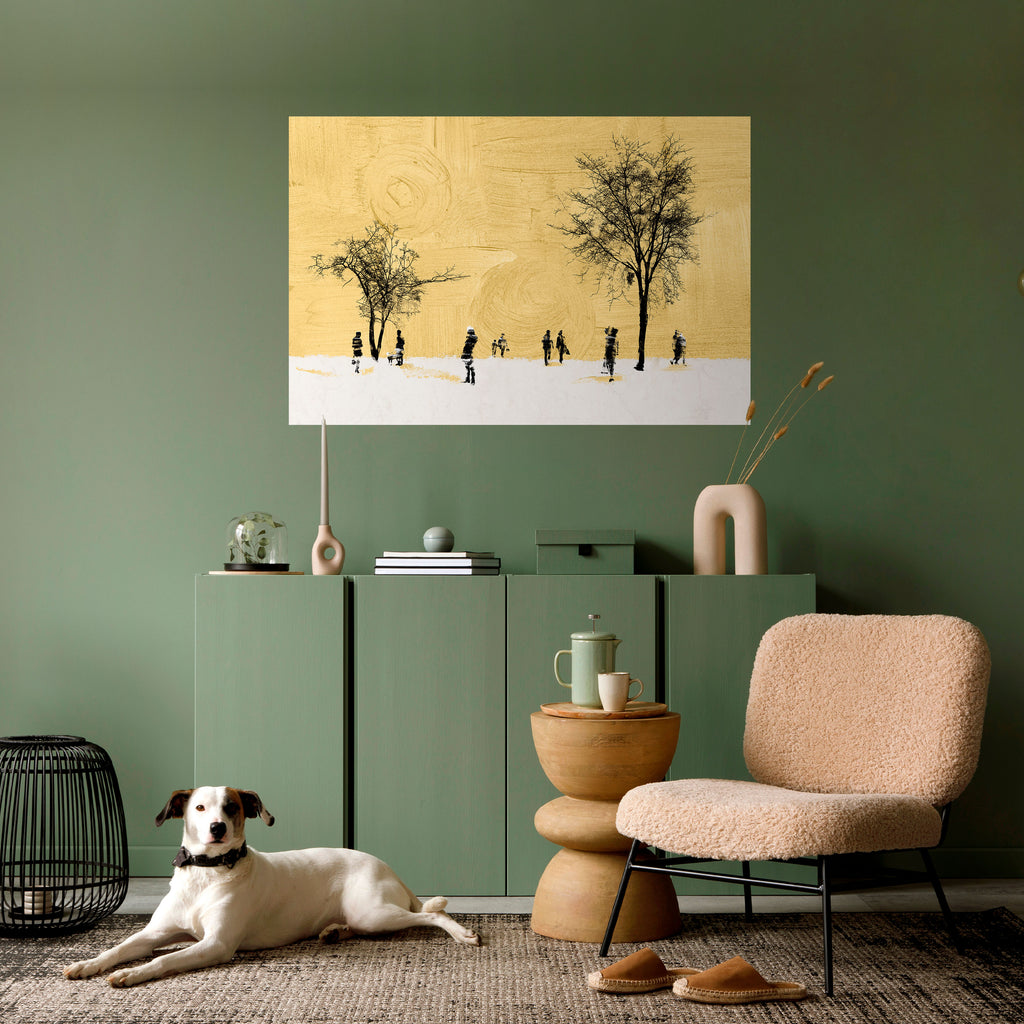 Póster horizontal autoadhesivo BORRADO EN EL TIEMPO