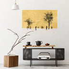 ERASED IN TIME Póster Horizontal Adhesivo