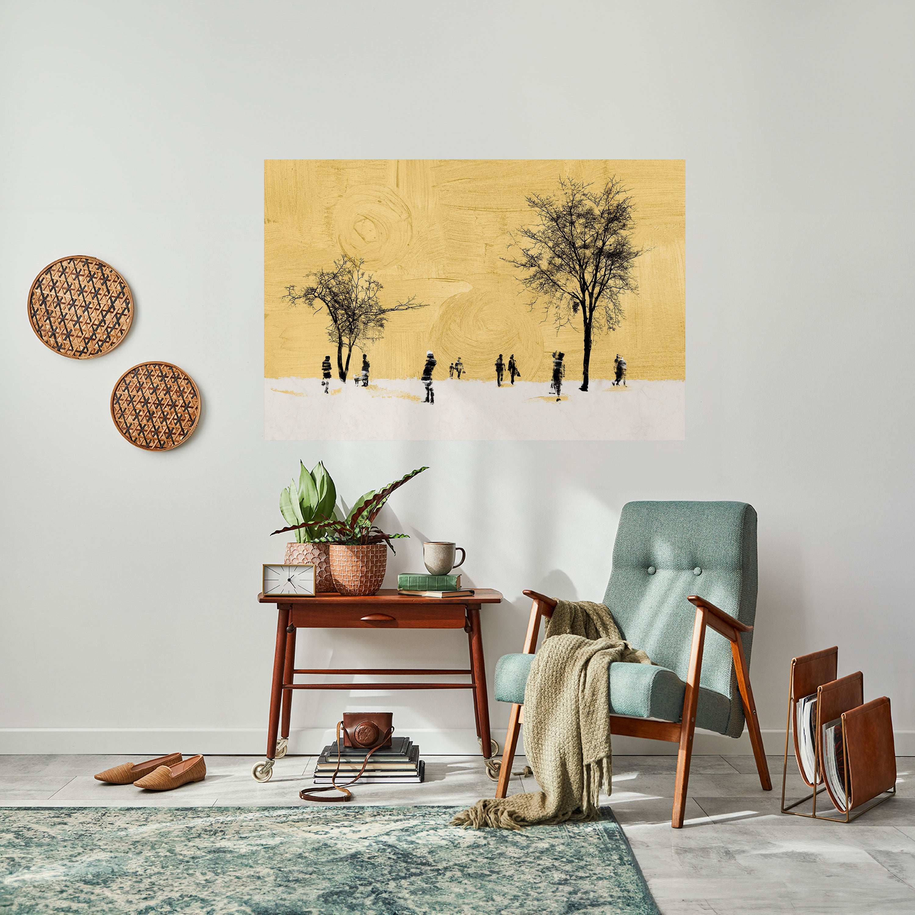 Póster horizontal autoadhesivo BORRADO EN EL TIEMPO