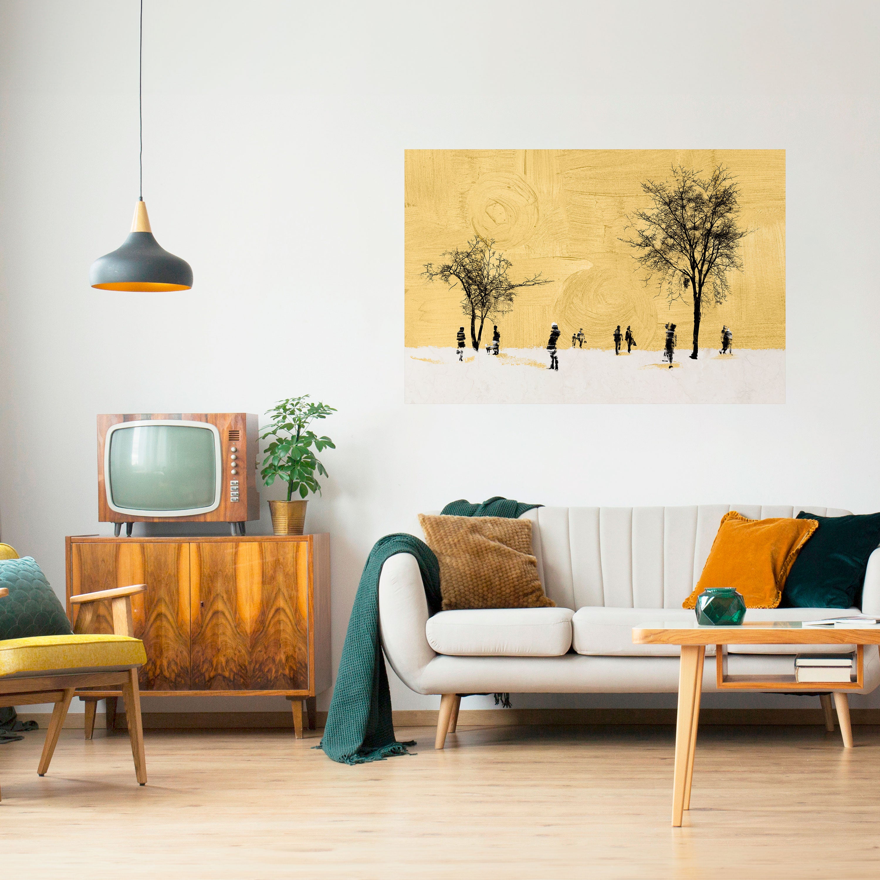 Póster horizontal autoadhesivo BORRADO EN EL TIEMPO