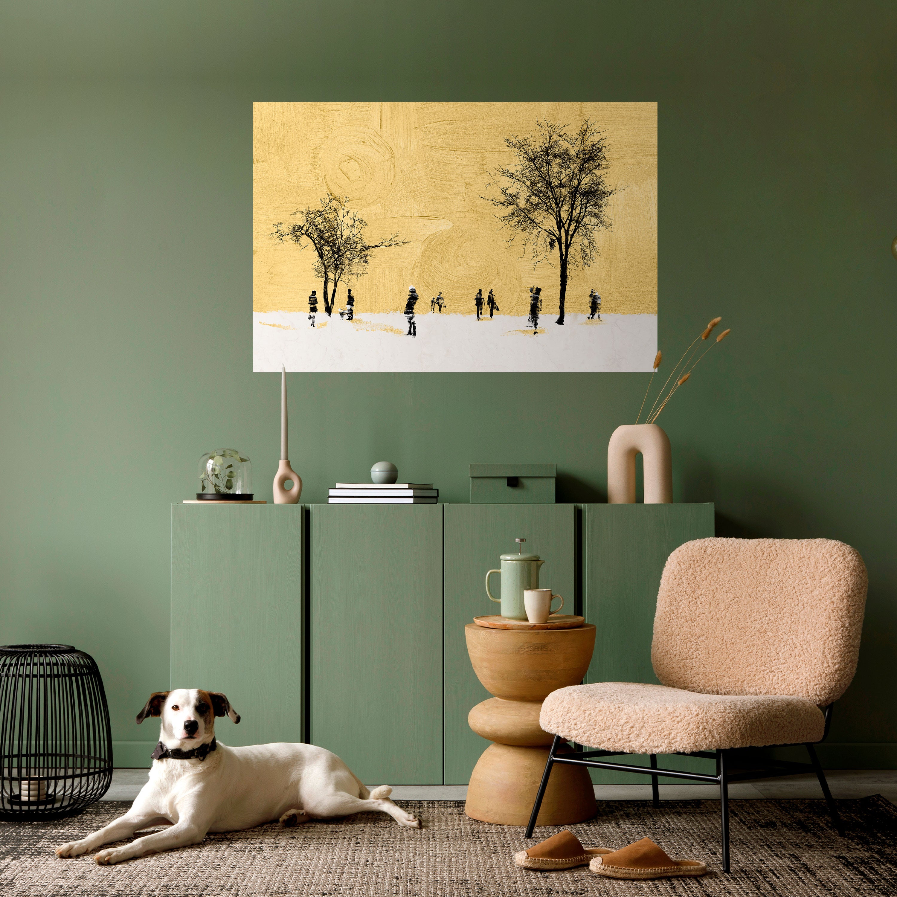 Póster horizontal autoadhesivo BORRADO EN EL TIEMPO