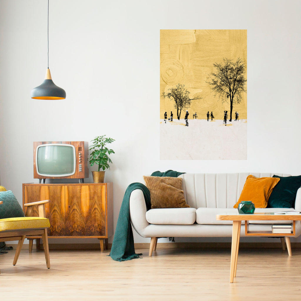 ERASED IN TIME Peel and Stick Vertical Poster