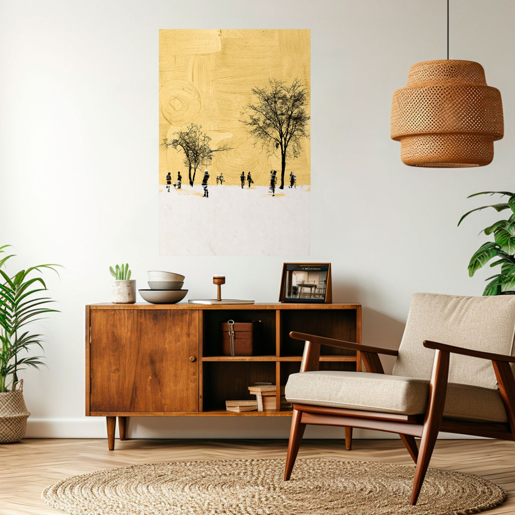 ERASED IN TIME Peel and Stick Vertical Poster