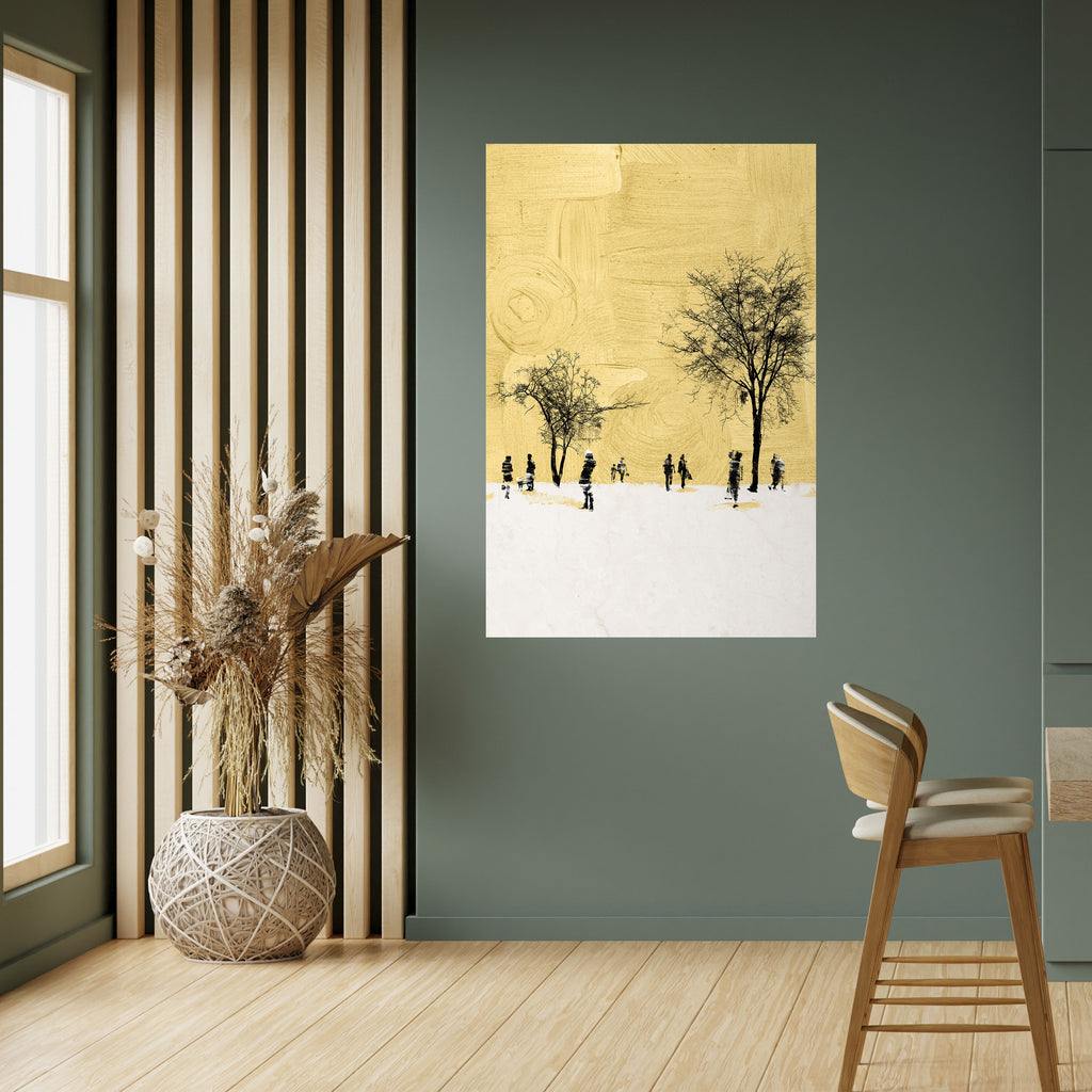 ERASED IN TIME Peel and Stick Vertical Poster