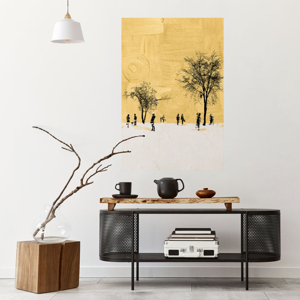 ERASED IN TIME Peel and Stick Vertical Poster