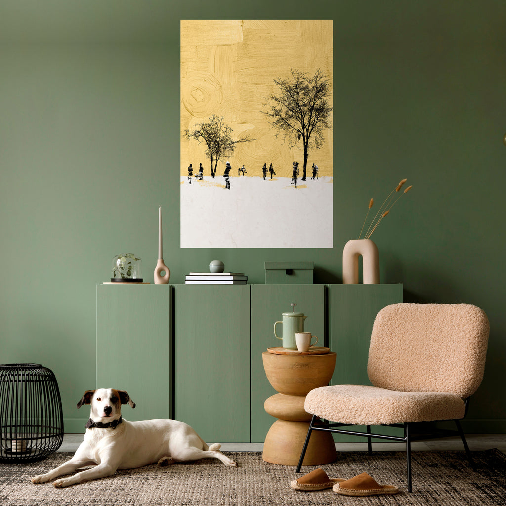 ERASED IN TIME Peel and Stick Vertical Poster