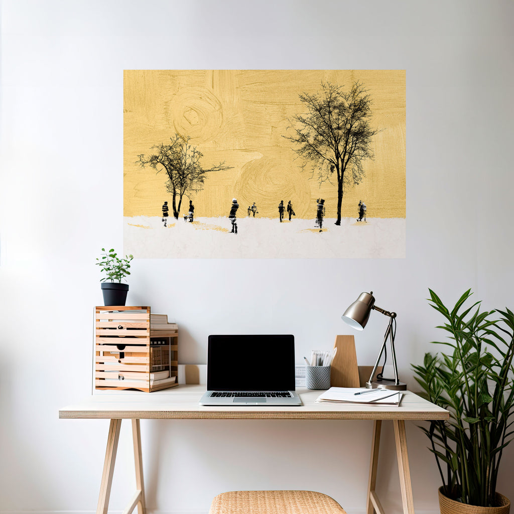 Póster horizontal autoadhesivo BORRADO EN EL TIEMPO