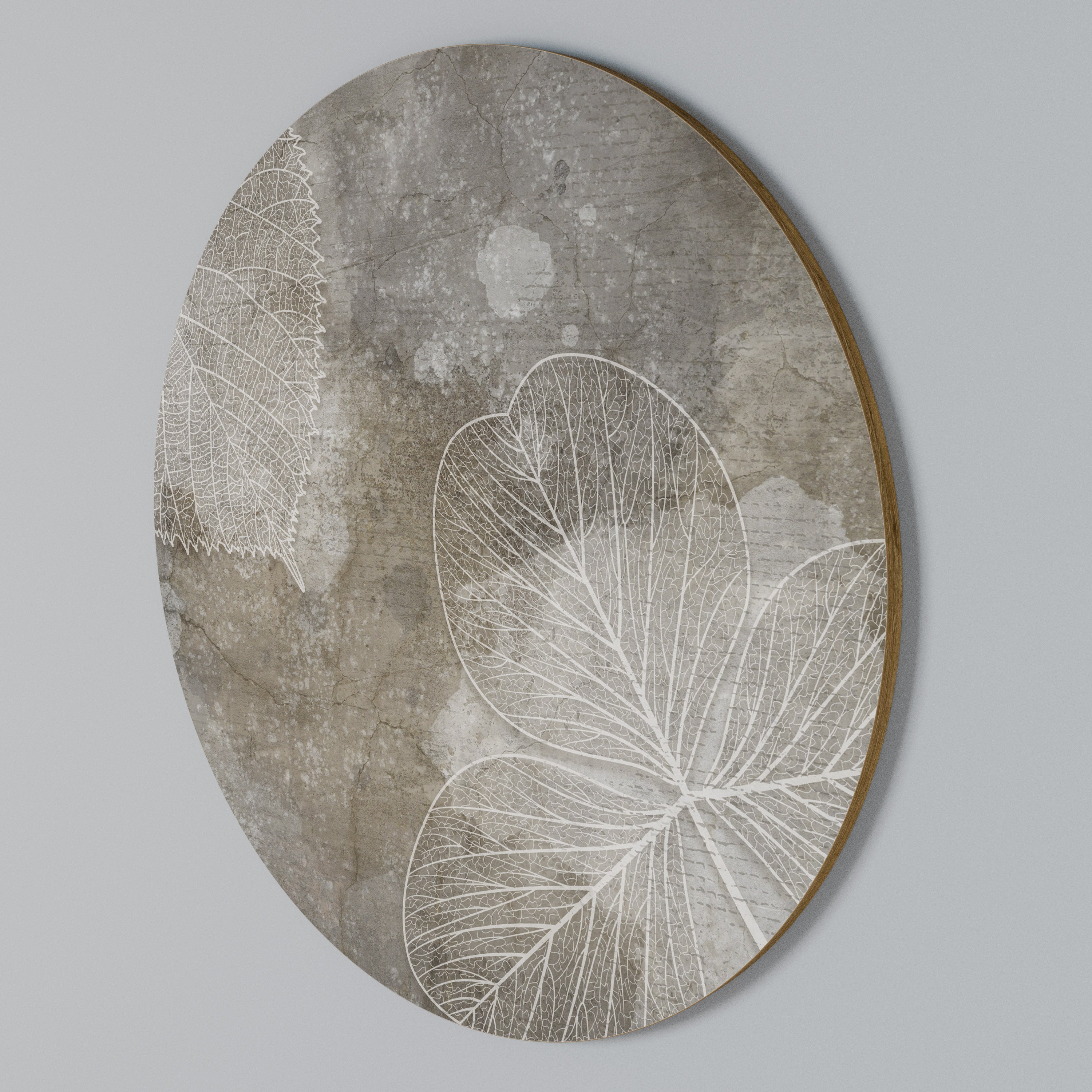 FAIR NERVATION Round Wall Art