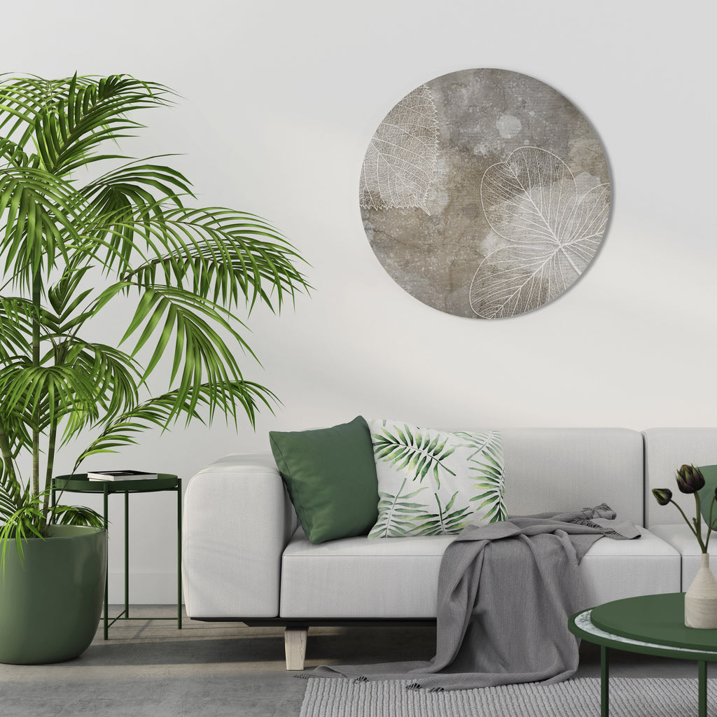 FAIR NERVATION Round Wall Art