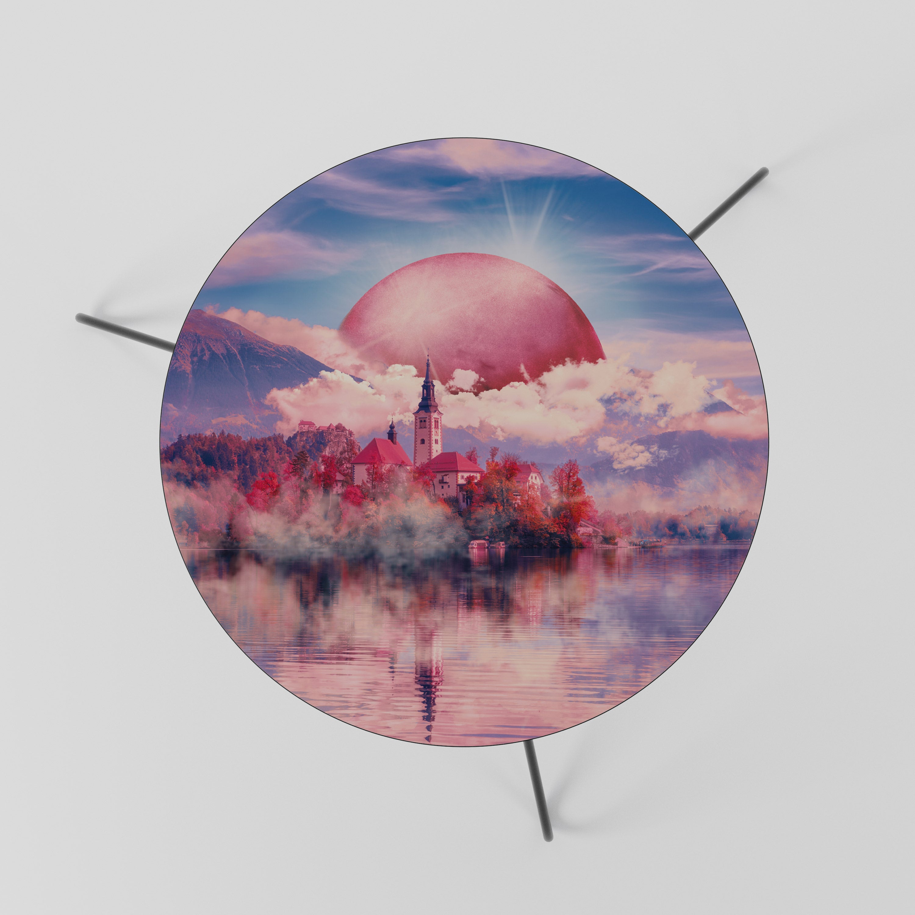 MARS OVER THE BLED LAKE Coffee Table 60