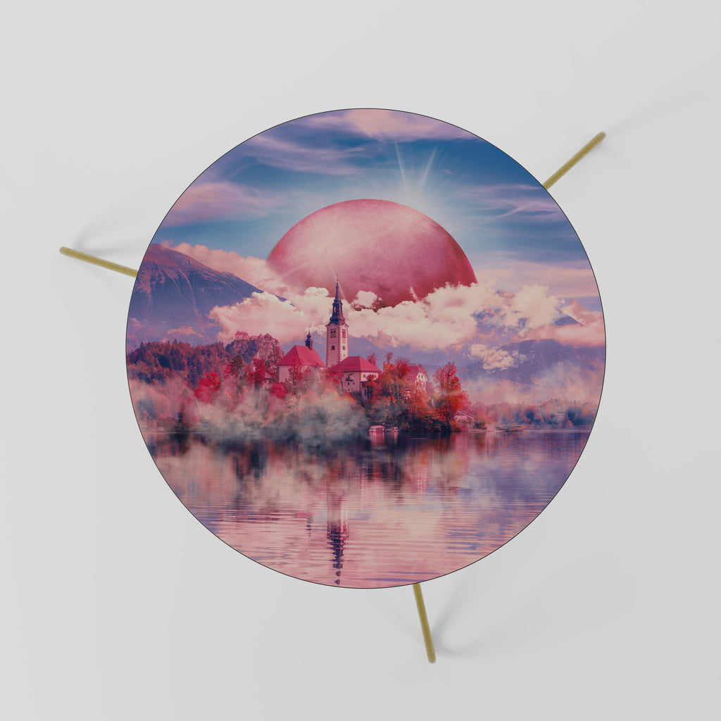 MARS OVER THE BLED LAKE Coffee Table 60