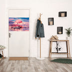 MARS OVER THE BLED LAKE Póster Horizontal Adhesivo