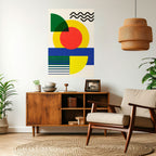 SUNSET FORMATION Póster Vertical Adhesivo