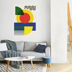 SUNSET FORMATION Póster Vertical Adhesivo