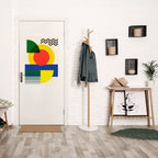 SUNSET FORMATION Póster Vertical Adhesivo