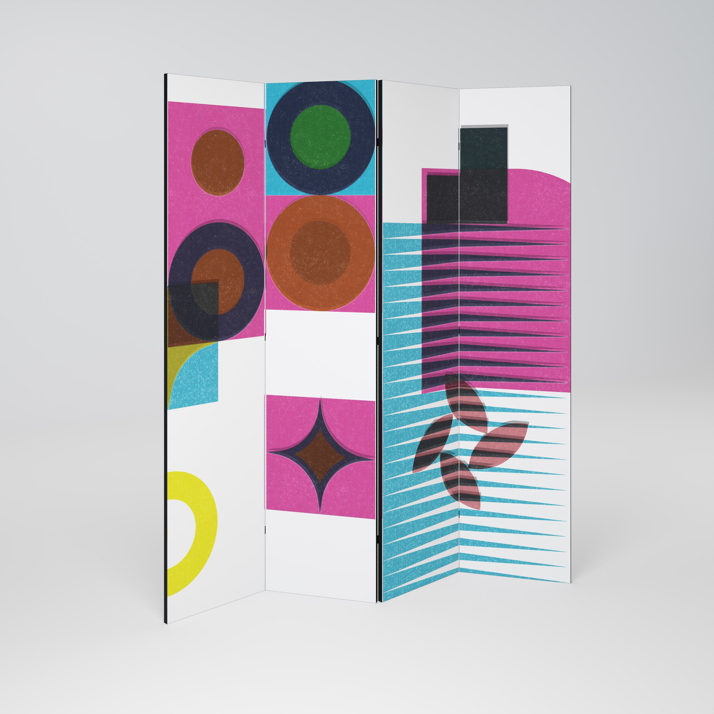 FORM VARIETY 4-Panel Room Divider