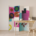 FORM VARIETY Decorative 4-Panel Room Divider