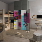 FORM VARIETY Decorative 4-Panel Room Divider