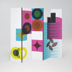 FORM VARIETY Biombo Decorativo de 5 Paneles