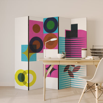 FORM VARIETY Biombo de 5 paneles