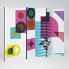 FORM VARIETY Biombo Decorativo de 6 Paneles