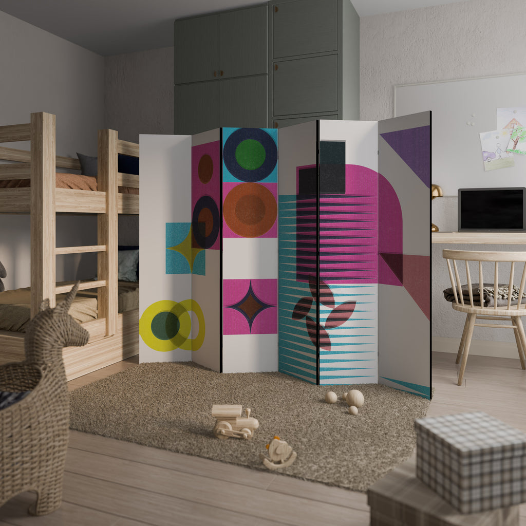 FORM VARIETY Decorative 6-Panel Room Divider