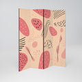 APRICOT FRENZY Decorative 4-Panel Room Divider