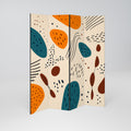 VIBRANT FRENZY Biombo Decorativo de 4 Paneles