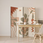 ARTISTRY AURA Decorative 4-Panel Room Divider