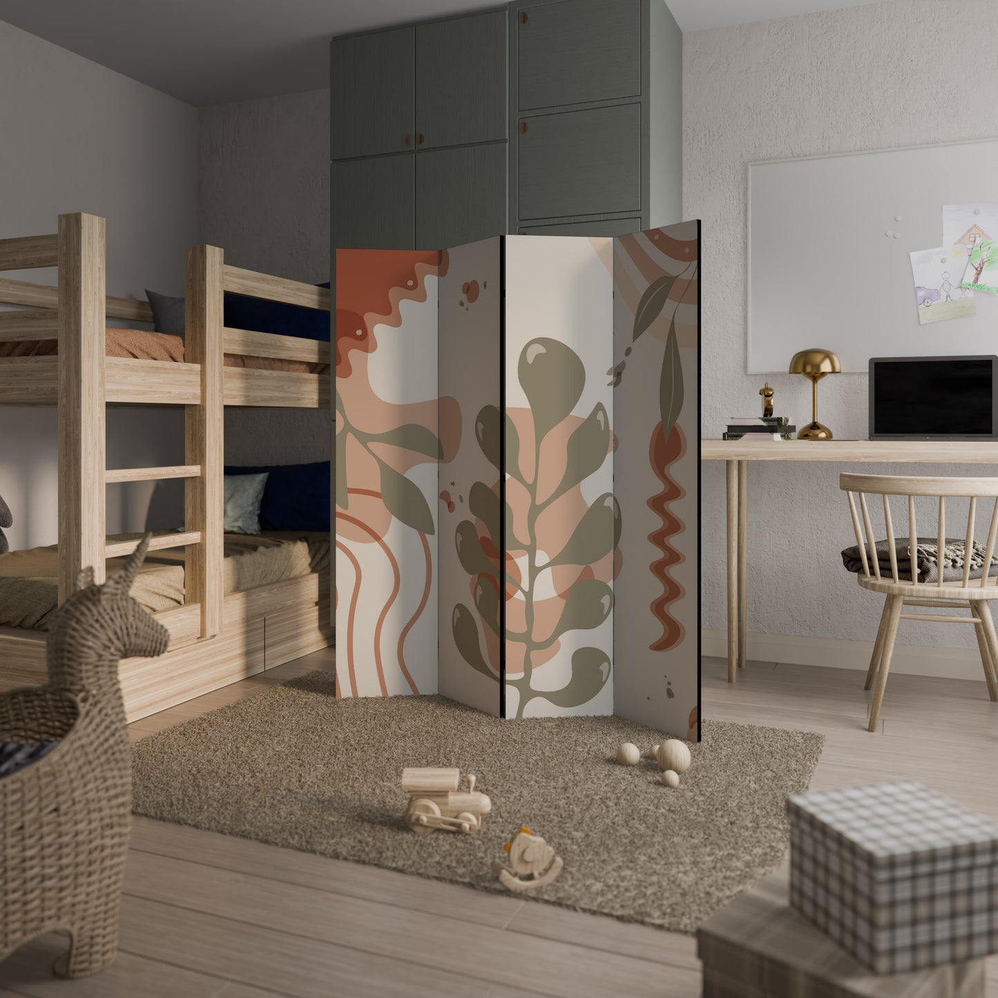 ARTISTRY AURA 4-Panel Room Divider