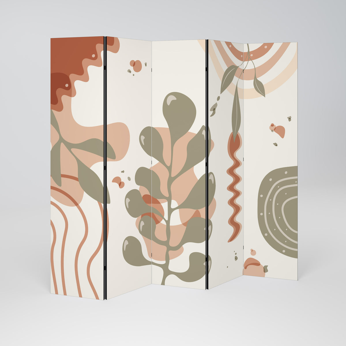 ARTISTRY AURA Biombo de 5 paneles