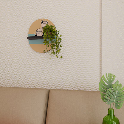 COFFEE PLEASURES Art Shelf