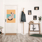 COFFEE PLEASURES Póster Vertical Adhesivo