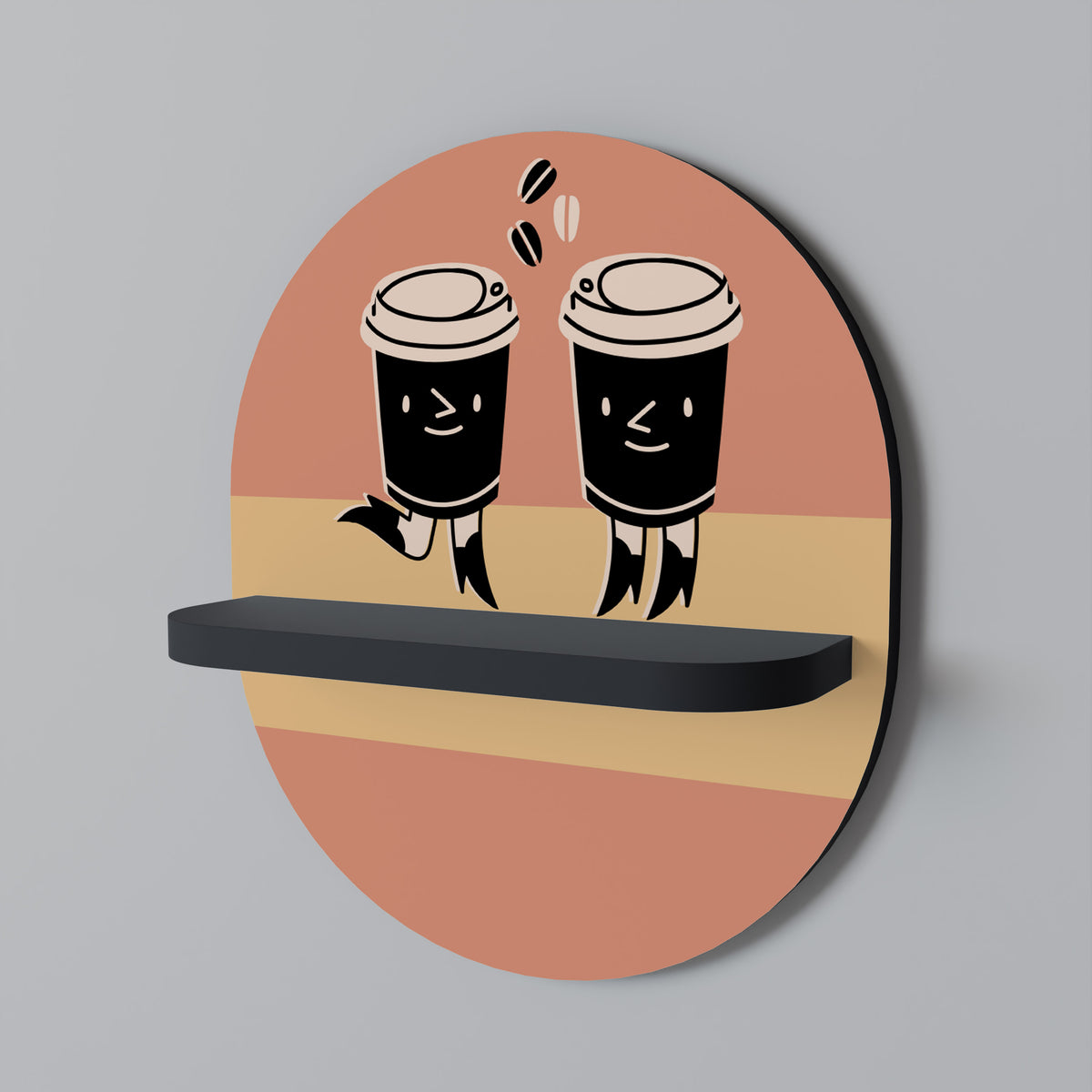 JOYFUL COFFEE Estante Artístico