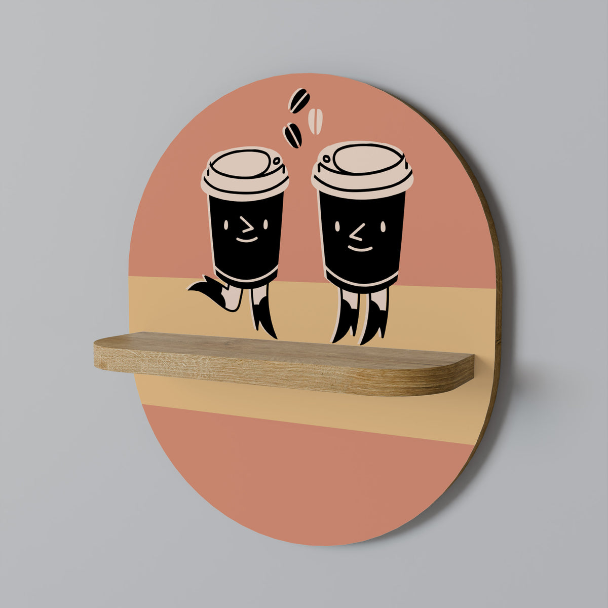 JOYFUL COFFEE Estante Artístico