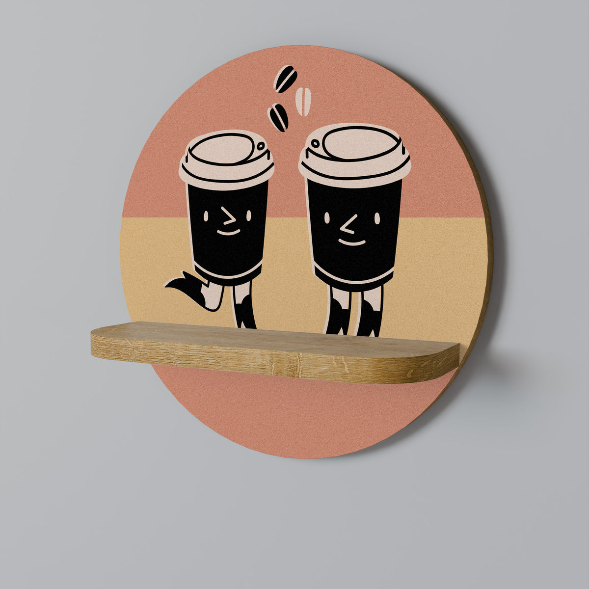 JOYFUL COFFEE Estante Artístico